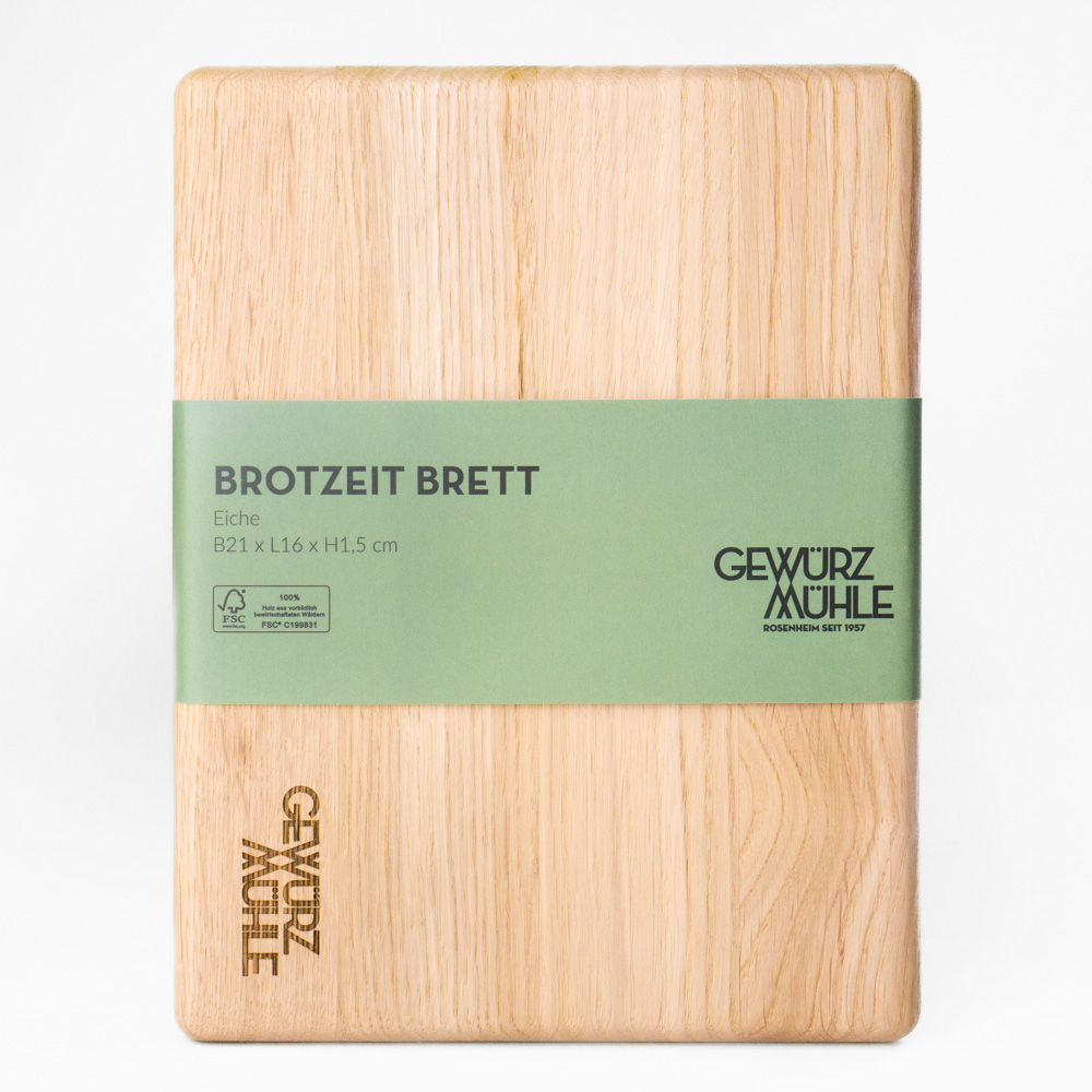 Brotzeitbrett, Eiche