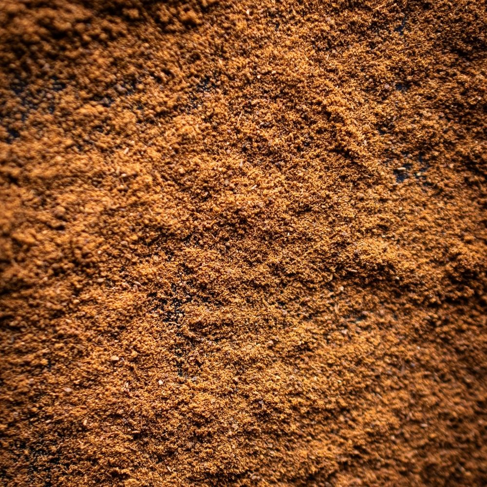 Detailaufnahme Nelke, gemahlen