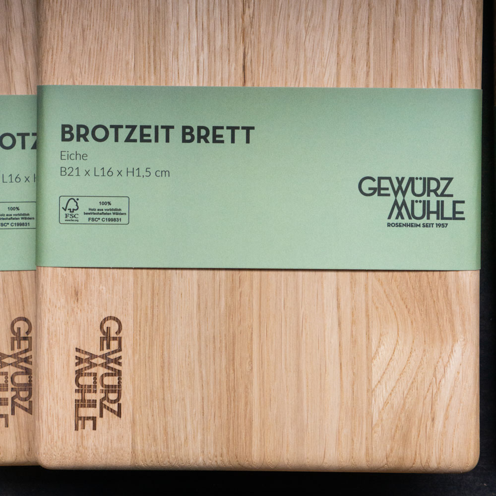 Brotzeitbrett, Eiche