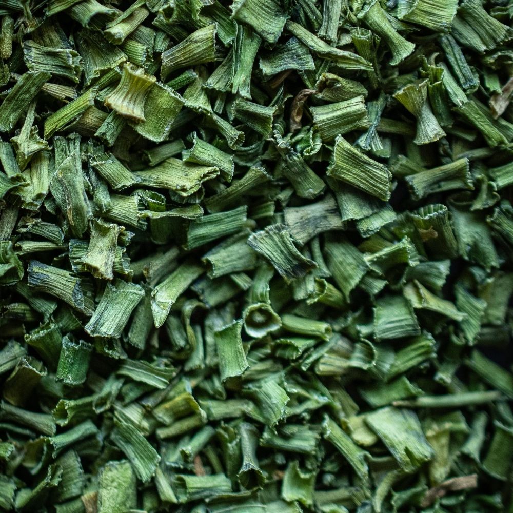 Detailaufnahme Schnittlauch, geschnitten