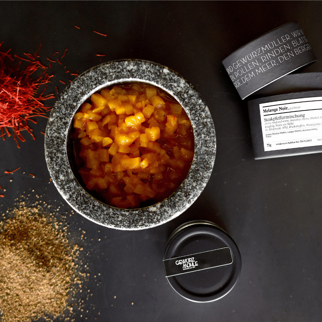 Melange Noir, Pfeffermischung, geschrotet