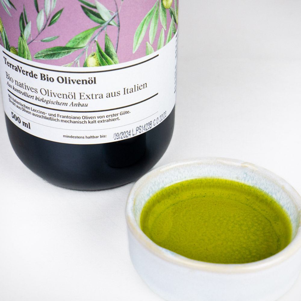 Olivenöl BIO, TerraVerde, natives Olivenöl Extra aus Italien