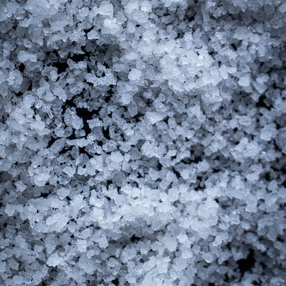 Detailaufnahme Fiore di Sale, Sizilien