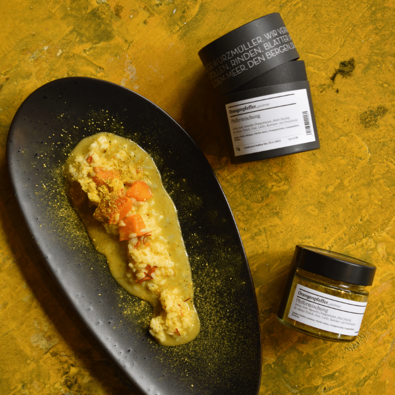 Orangenpfeffermischung, geschrotet