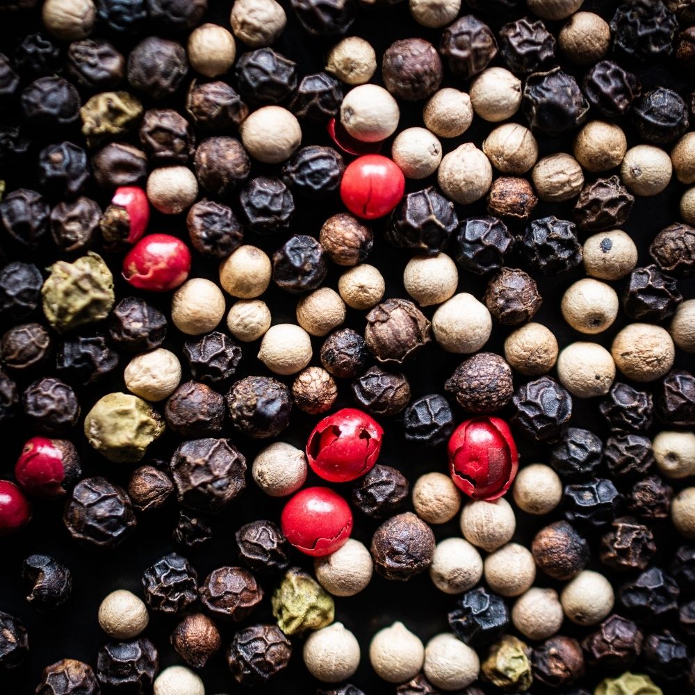 Detailaufnahme Bunter Pfeffer - Wuida Hund