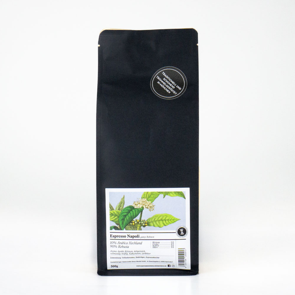 Espresso Napoli, ganze Bohne