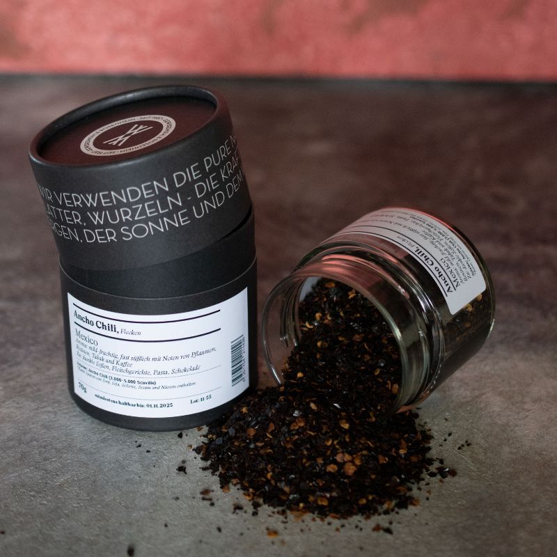 Ancho Chili, Flocken