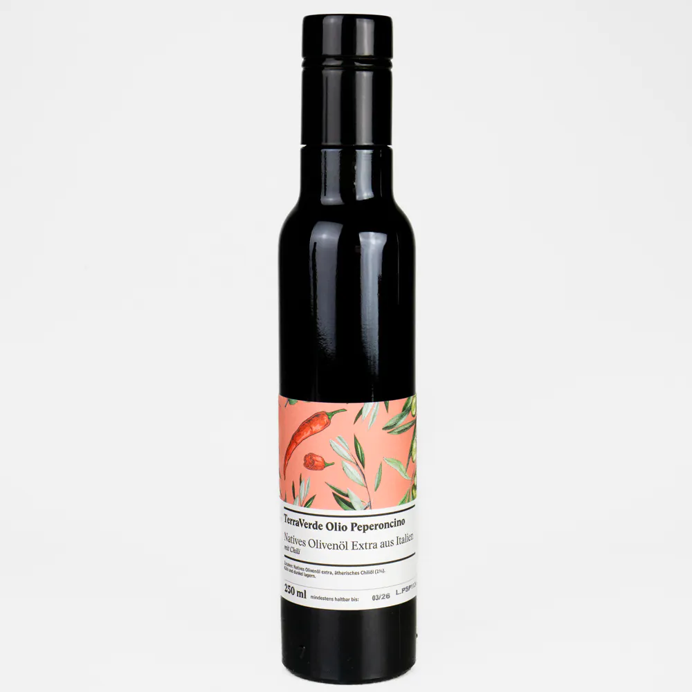 TerraVerde Peperoncino, Natives Olivenöl Extra mit Chili