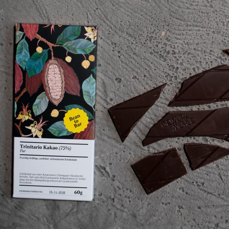 Trinitario Schokolade (75%) Pur