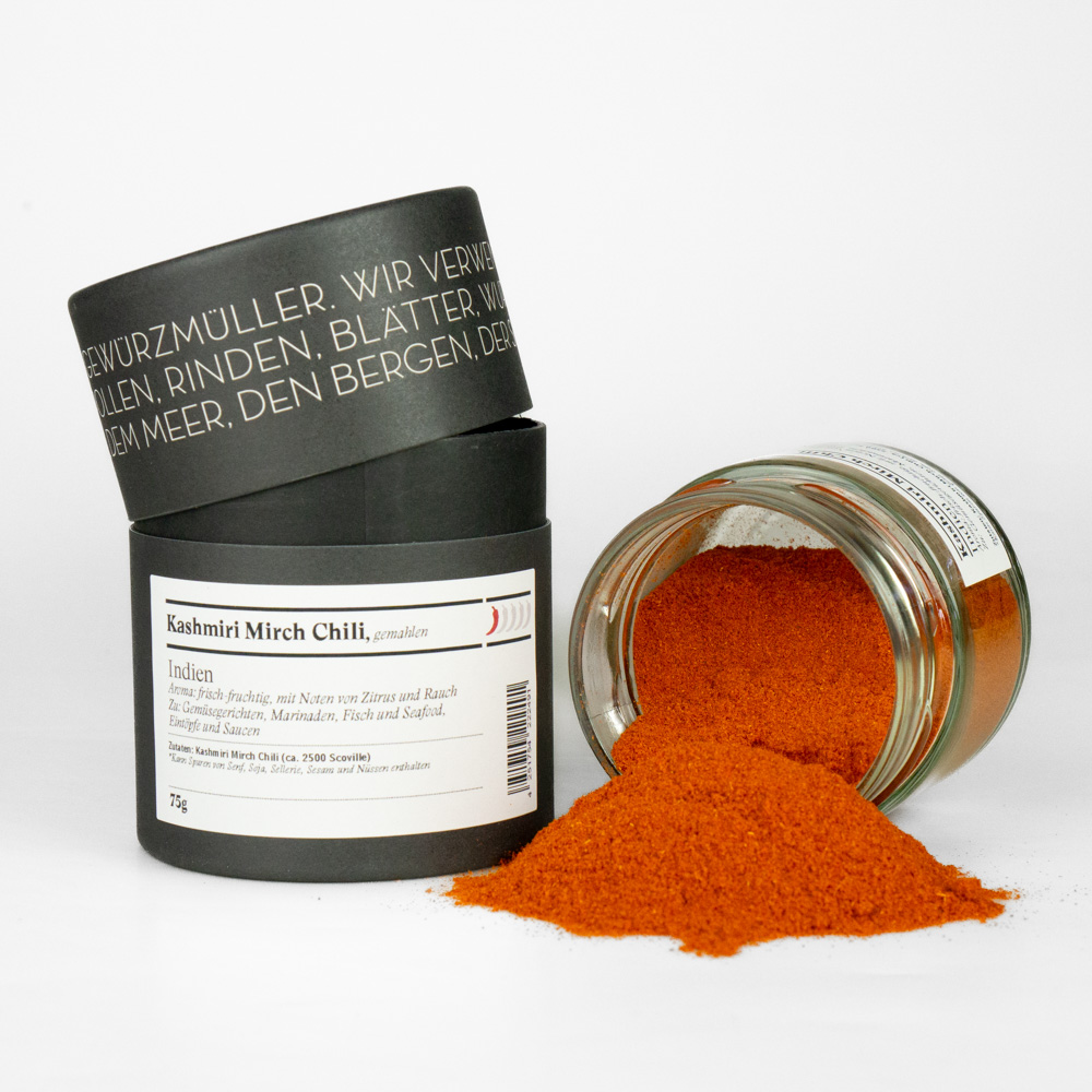 Kashmiri Mirch Chili, Pulver