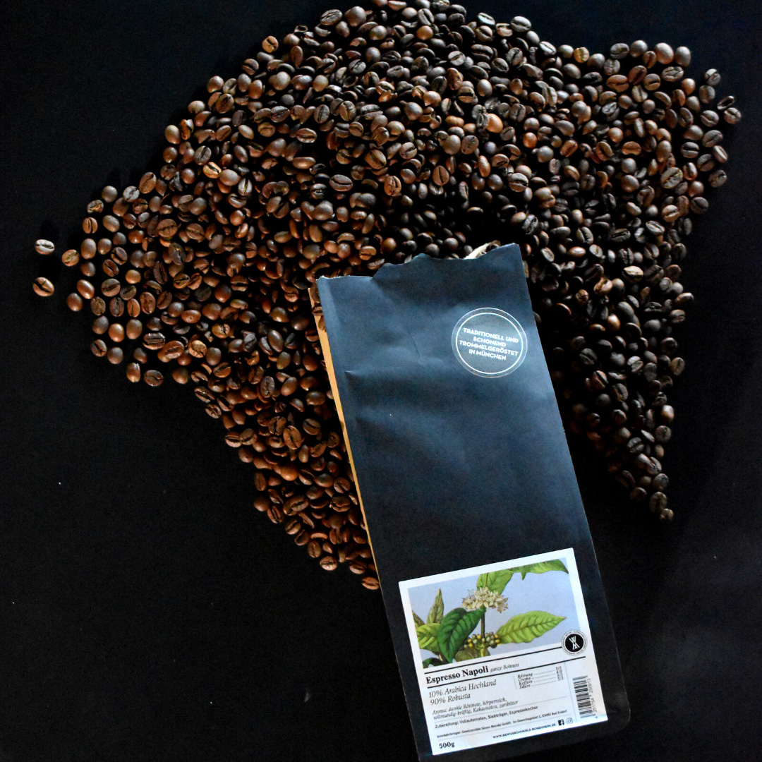 Espresso Napoli, ganze Bohne
