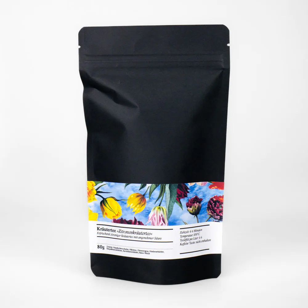 Kräutertee 'Zitronenkräutertee' - 80g Nachfüllpack