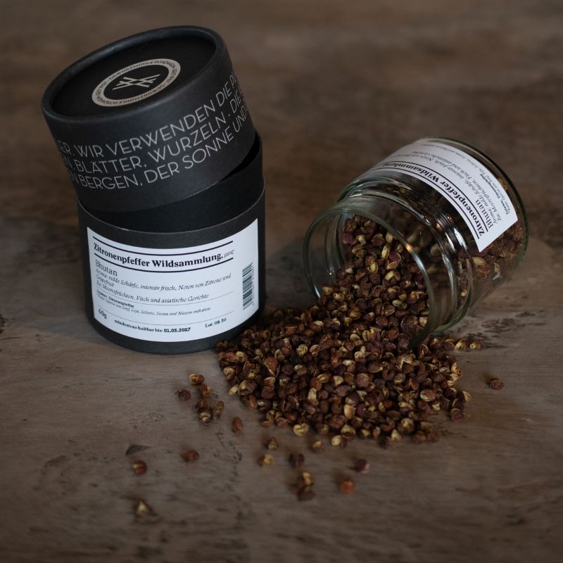 Zitronenpfeffer Bhutan, Wildsammlung