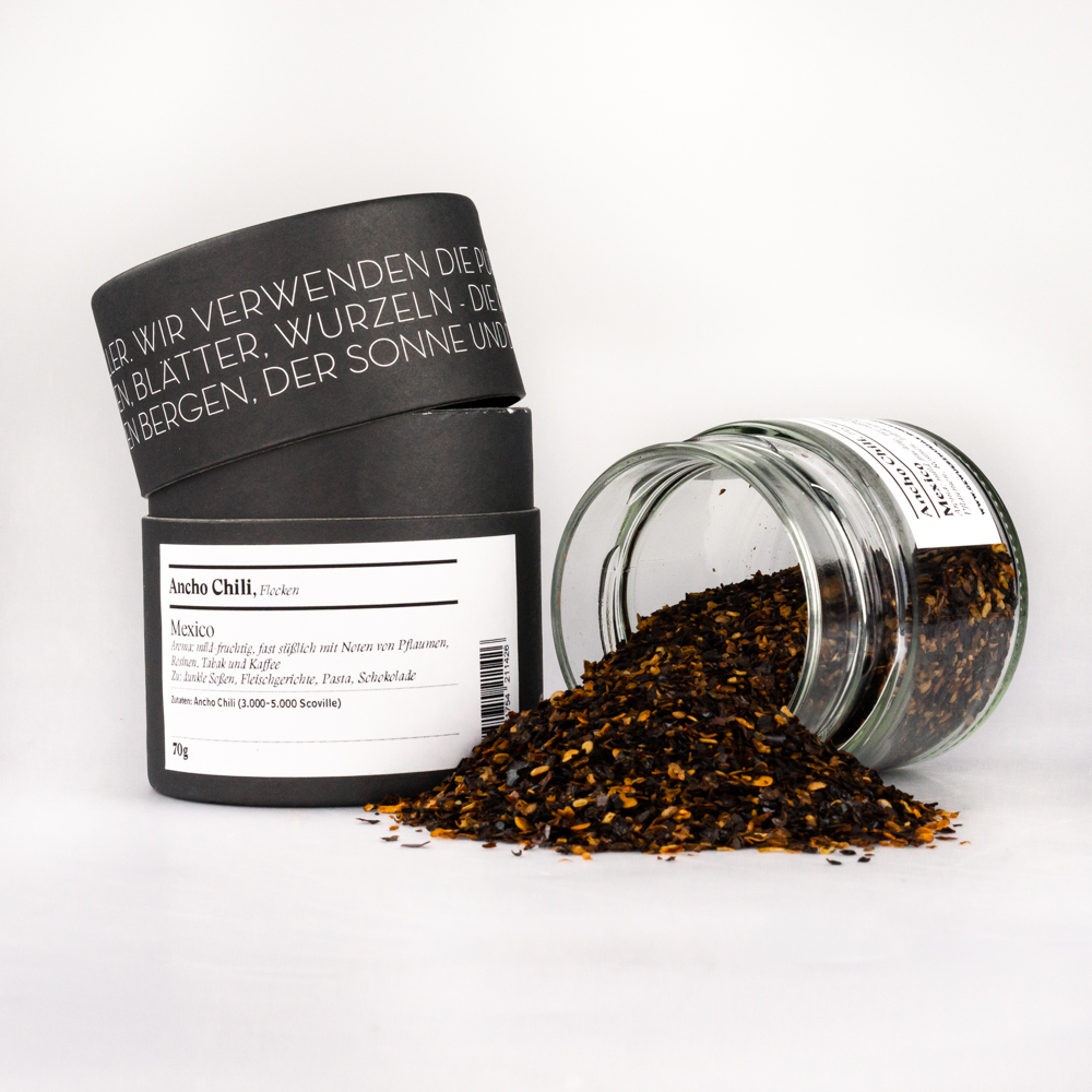 Ancho Chili, Flocken