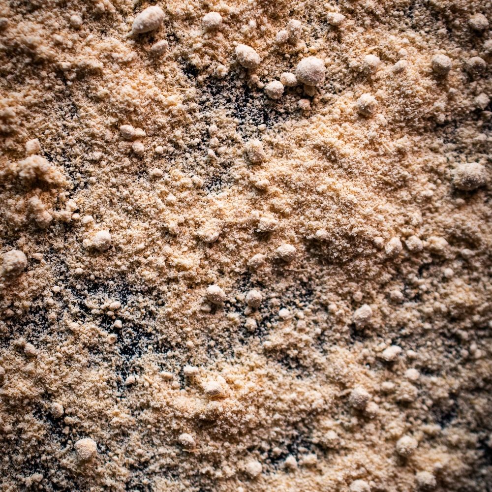 Detailaufnahme Ingwer, gemahlen