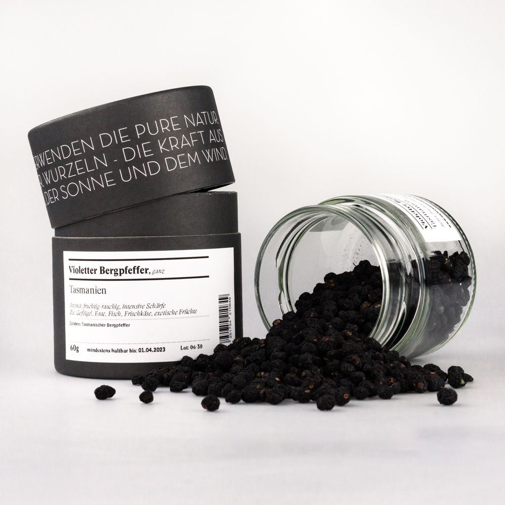 Violetter Tasmanischer Bergpfeffer, Australien