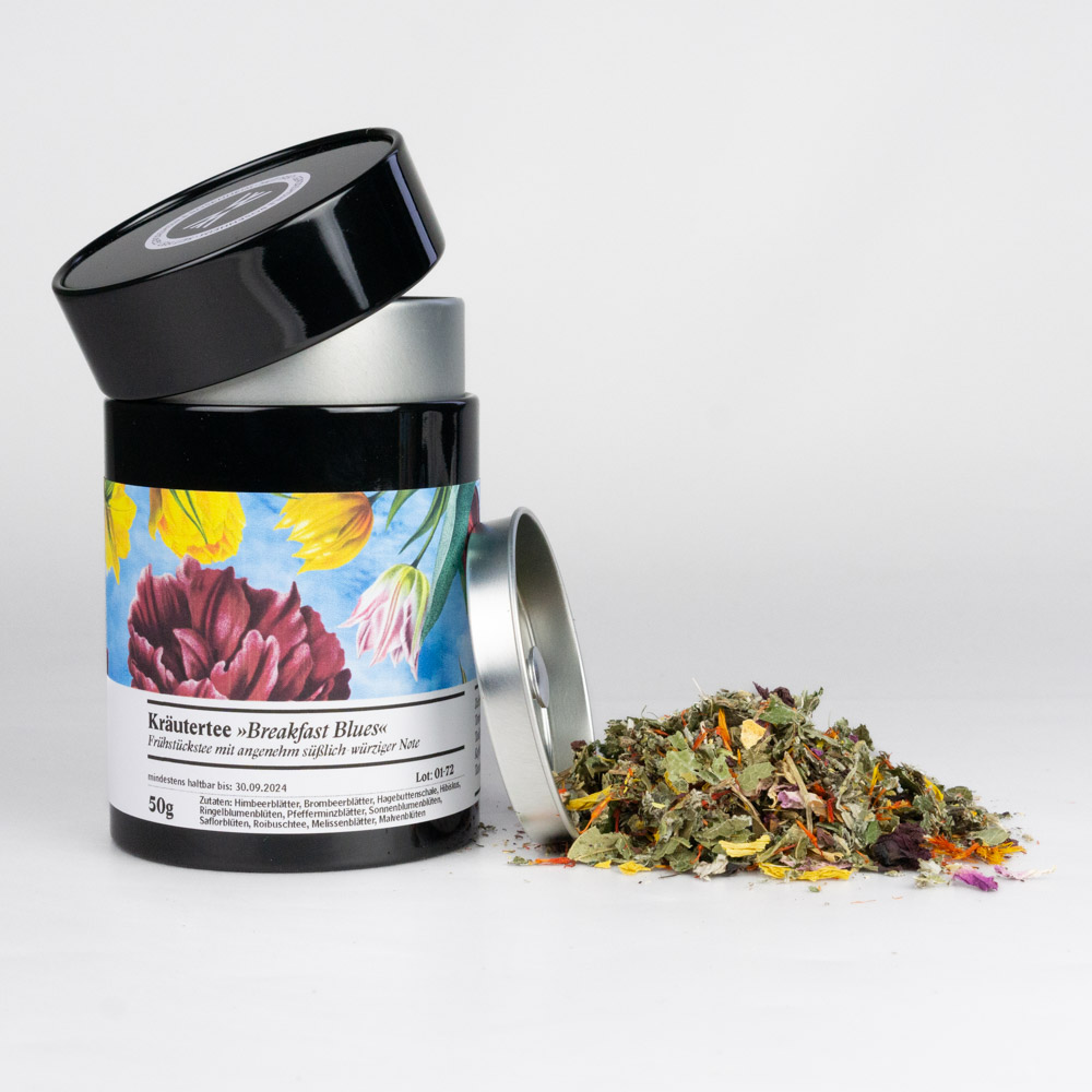 Kräutertee 'Breakfast Blues'