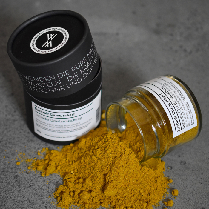 Curry, Kashmir, scharf