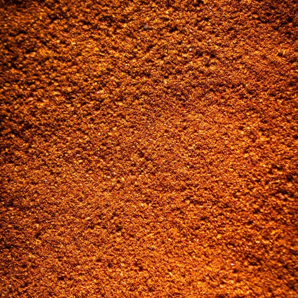 Detailaufnahme Kashmiri Mirch Chili, Pulver