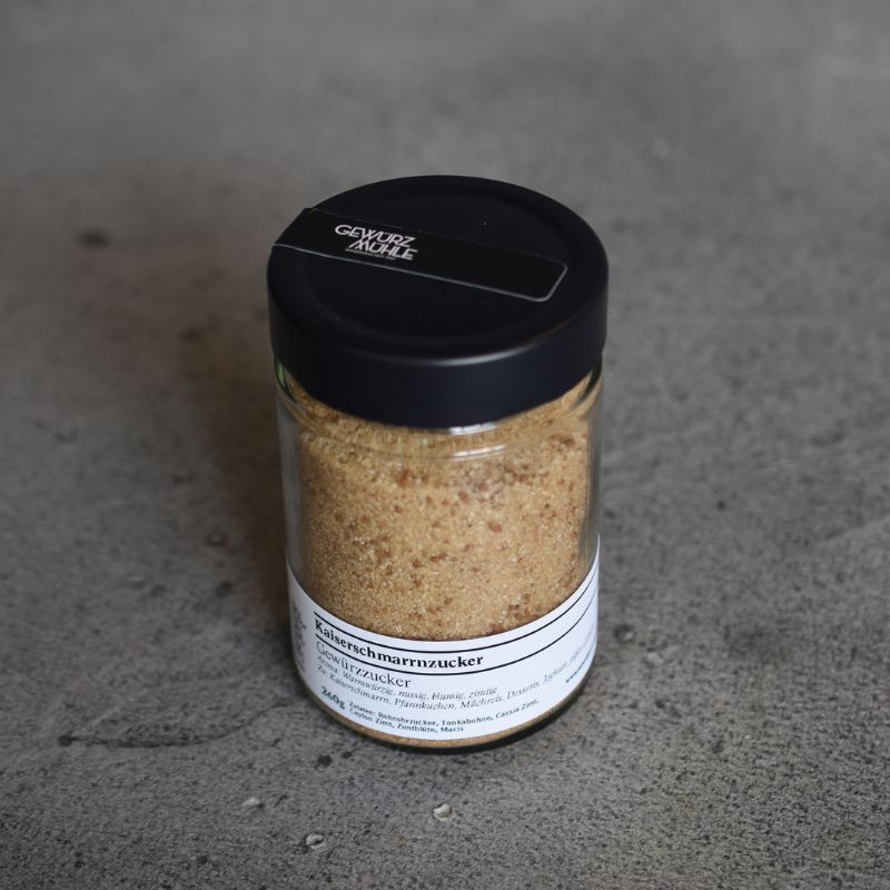 Kaiserschmarrnzucker - Gewürzzucker in geschlossenem Glas
