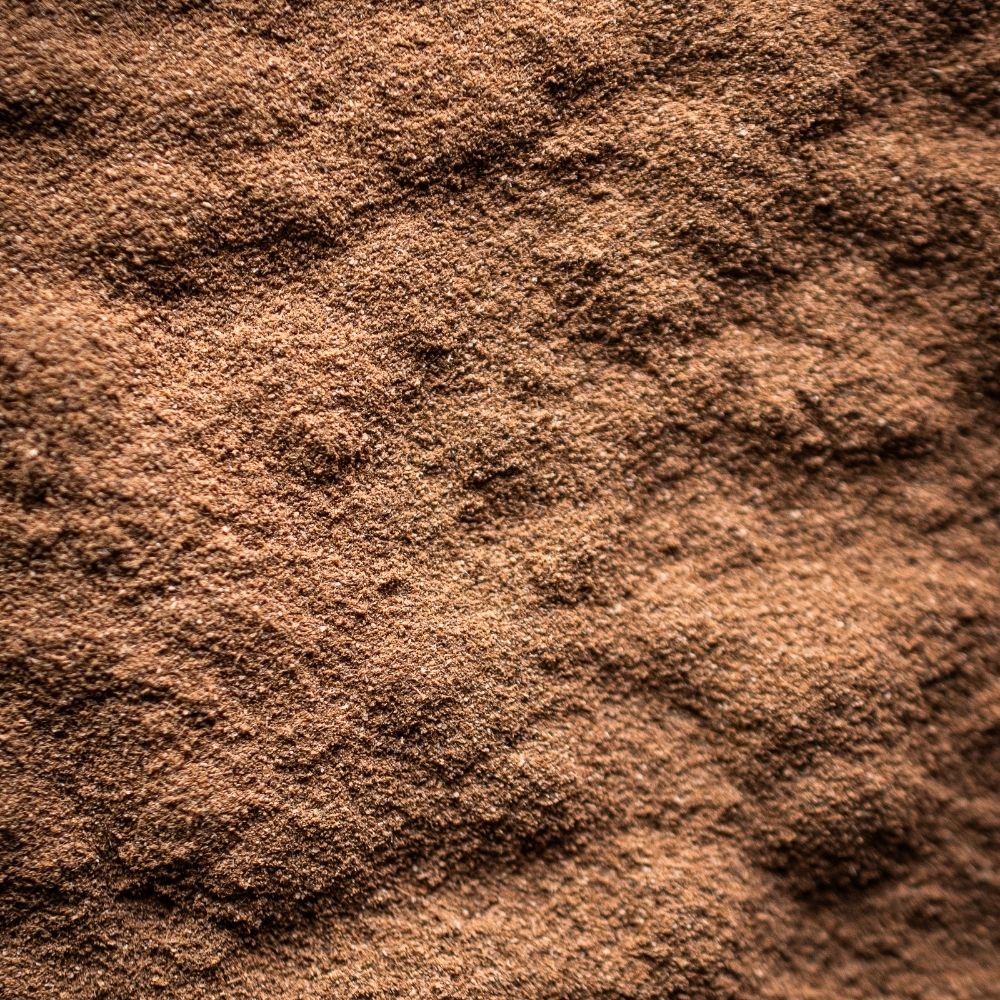 Detailaufnahme Zimt Ceylon, gemahlen