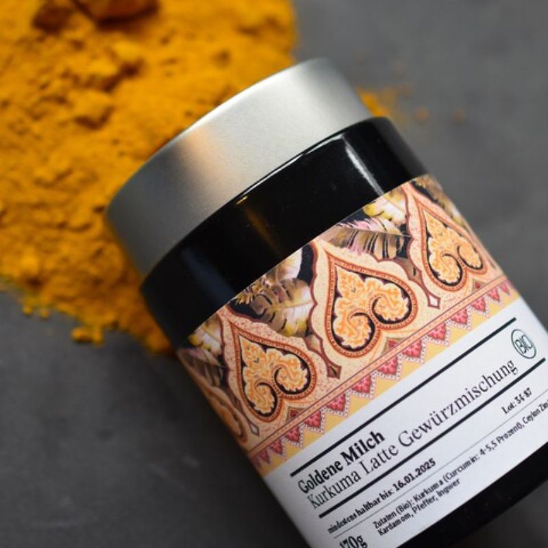 Goldene Milch BIO, Kurkuma Latte Gewürzmischung