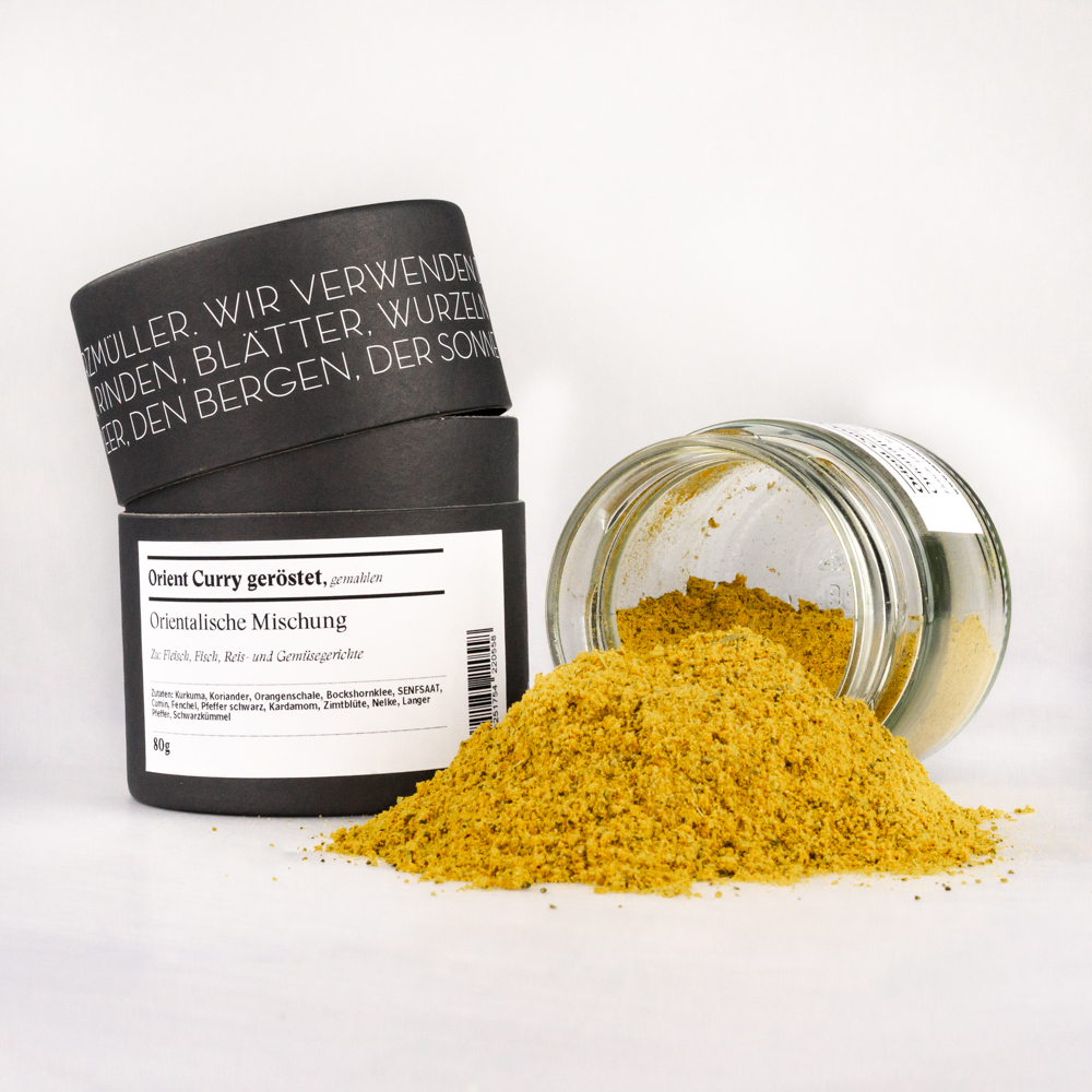 Curry, Orient, geröstet